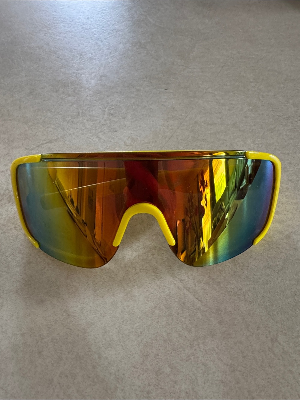 Pit Viper Yellow Frame Twisted Tea Sunglasses